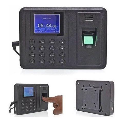 Imagem de Relogio De Ponto Biometrico Impressao Digital Eletronico