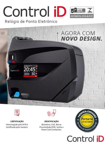 Imagem de Relogio De Ponto Mte Biometrico Digital Homologad Por 373