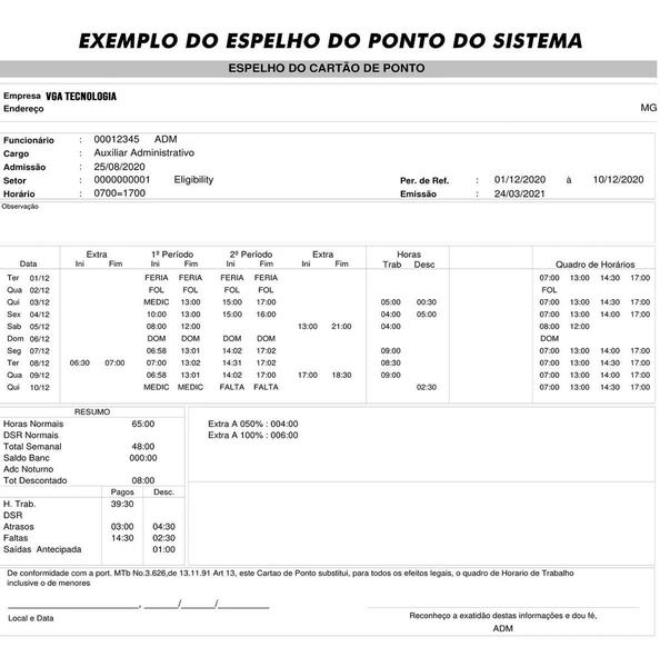 Imagem de Relogio De Ponto Mte Biometrico Digital Homologad Por 373