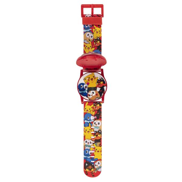 Imagem de Relógio de pulso Accutime Kids Pokémon Pokeball Digital LCD vermelho