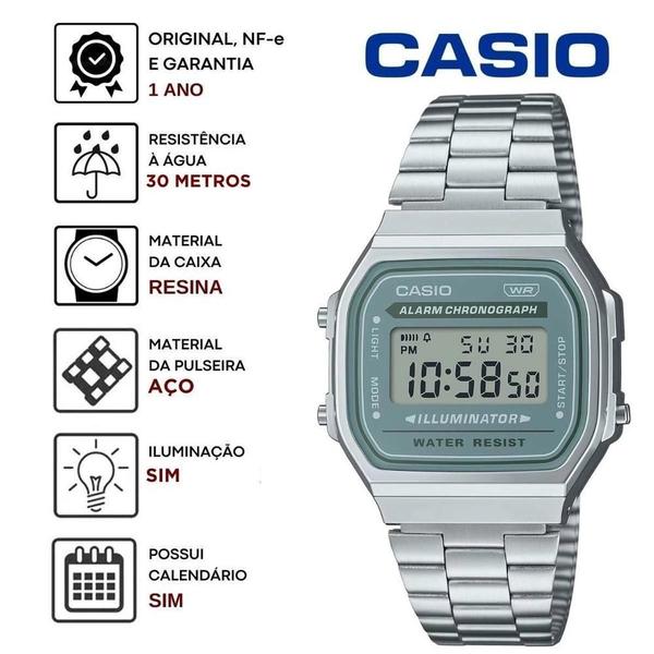 Imagem de Relógio De Pulso Casio A168Wa-3Aydf