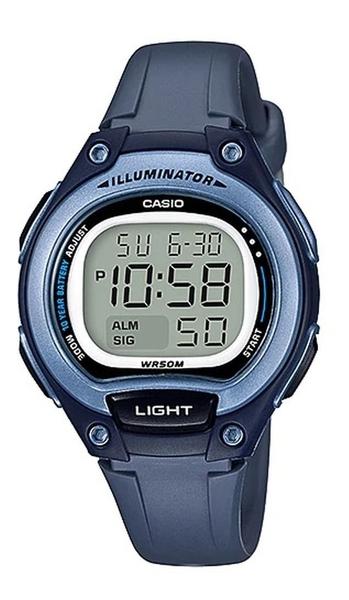 Imagem de Relógio De Pulso Casio Digital Infantil Unissex Esportivo Prova Dágua Rosa Azul Cinza e Preto