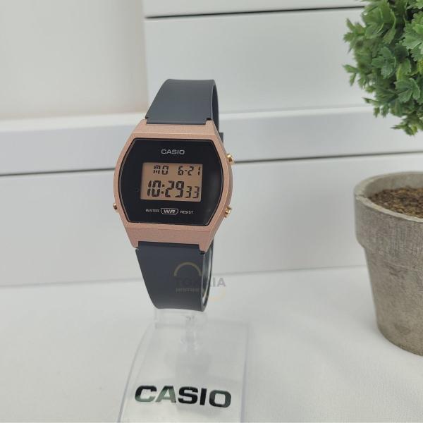 Imagem de Relógio de Pulso Casio Feminino Digital Rose Gold Esportivo Casual Leve 50 Metros LW-204-1ADF