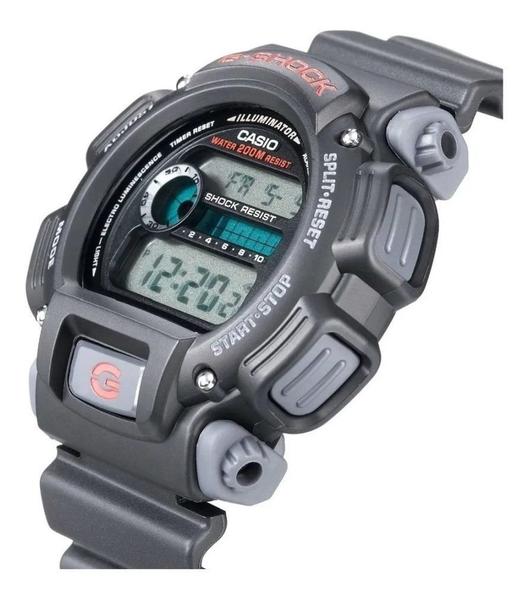 Imagem de Relógio de Pulso Casio G-Shock Esportivo Masculino Prova Dágua 20 ATM Cronômetro Alarme Illuminator Digital Preto DW-9052-1VDR