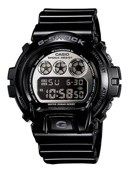 Imagem de Relógio de Pulso Casio G-Shock Masculino Digital Preto Esportivo Redondo 200 Metros Original DW-6900NB-1DR