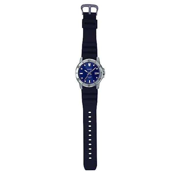 Imagem de Relógio de Pulso Casio Masculino Caixa Aço Inóx Analógico Resistente à água 5ATM Calendário Redondo Casual Prata MTP-VD01-2EVUDF