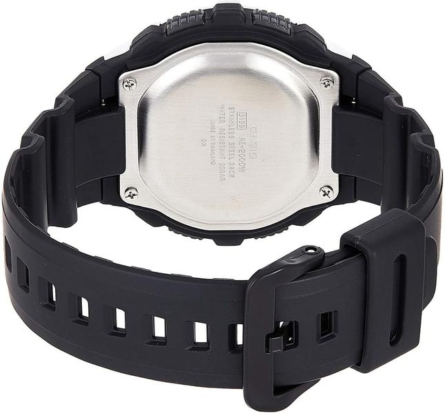 Imagem de Relógio de Pulso Casio Masculino Digital Hora Mundial Illuminator 5 Alarmes Temporizador Prova Dágua 20 ATM Esportivo Preto AE-2000W-1AVDF