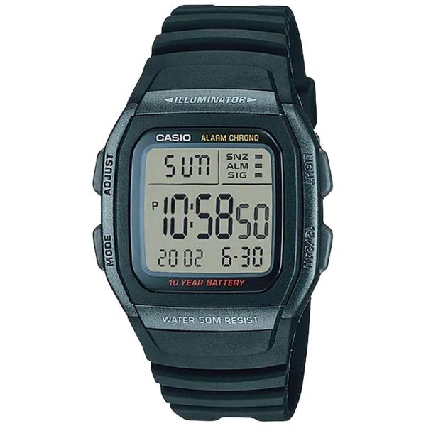 Imagem de Relógio de Pulso Casio Masculino Digital Prova Dágua 50 Metros Illuminator Preto W-96H-1BVDF + Chaveiro