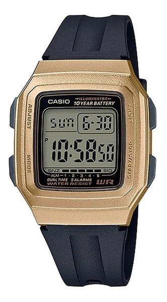 Imagem de Relógio de Pulso Casio Unissex Masculino Feminino Digital 5 Alarmes Illuminator Prova Dágua Esportivo F-201WAM 