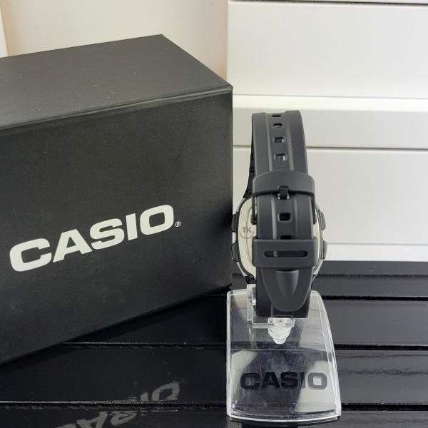 Imagem de Relógio de Pulso Casio W-96H Masculino Digital Preto 10 anos de Bateria Hora Dupla a Prova Dágua