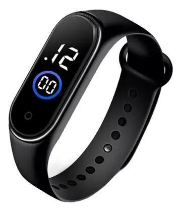 Relógio de Pulso Digital LED Touch com Pulseira de Silicone Unissex - Express