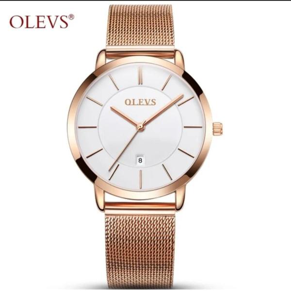 Imagem de Relógio De Pulso Feminino Olevs Rosé Quartz A Prova Dágua