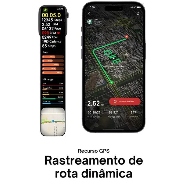 Imagem de Relógio de Pulso Inteligente Digital Coloca Foto Mede Batimentos Passos Nfc Smartwatch W29 Pro Kit