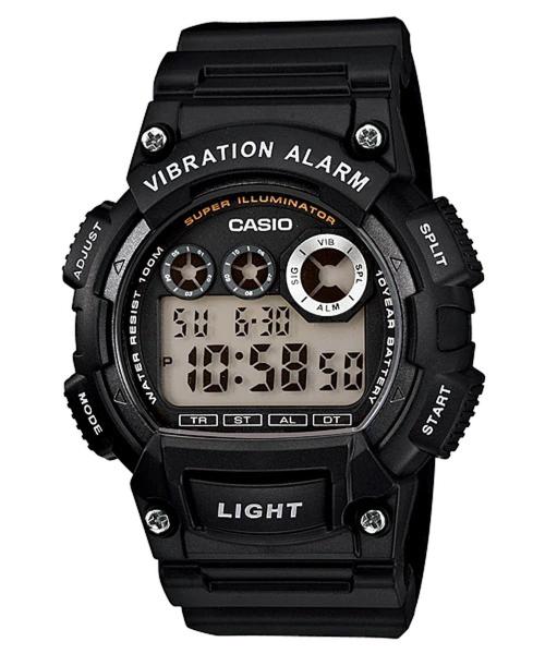 Imagem de Relógio de Pulso Masculino Casio Digital Alarme Vibratório 10 Anos de Bateria Prova Dágua W-735