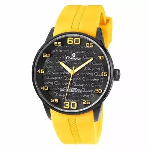 Imagem de Relógio de Pulso Masculino Esportivo Champion Amarelo Barato CH30206Y