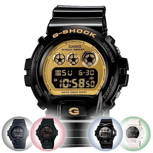 Imagem de Relógio de Pulso Masculino Marca Casio G-Shock Digital Esportivo Robusto Prova Dágua 200m Preto Branco DW-6900