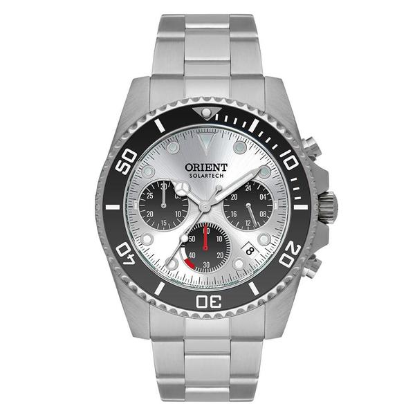 Imagem de Relógio de Pulso Masculino Solartech Orient Cor Prata MBSSC271 B1SX Coleção Exclusiva