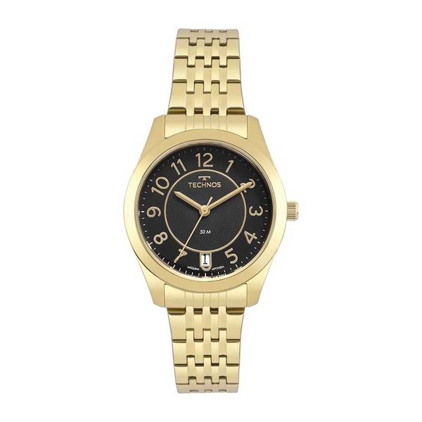 Imagem de Relógio de Pulso Original Technos Elegance Dourado Aço Feminino 2115KNJS