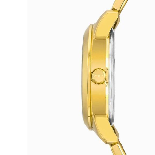 Relógio de Pulso Technos Feminino Analógico Aço Inóx Quartz Prova Dpagua 5 ATM Boutique Redondo Pequeno Casual Dourado 2115KNJS/4P Imagem de Relógio de Pulso Technos Feminino Analógico Aço Inóx Quartz Prova Dpagua 5 ATM Boutique Redondo Pequeno Casual Dourado 2115KNJS/4P