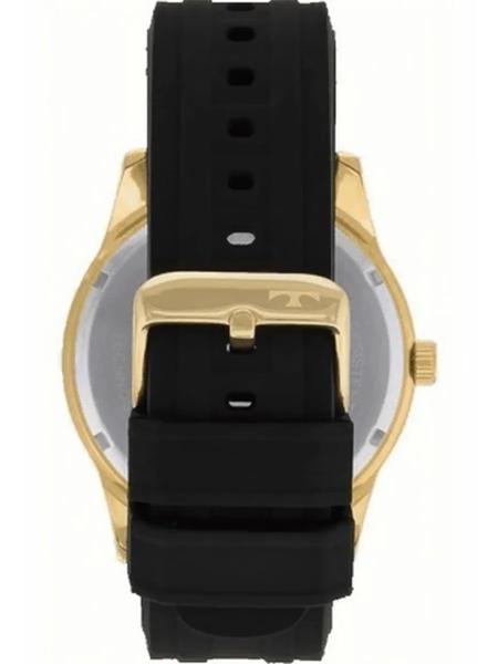 Imagem de Relógio de Pulso Technos Masculino Pulseira de Silicone Dourado Prova de Água 2115MOMS/8B