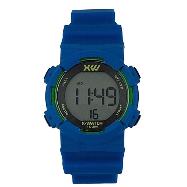 Imagem de Relógio de Pulso X-Watch Esportivo  Pulseira Silicone Azul XKPPD