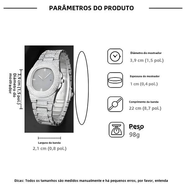 Imagem de Relógio De Quartzo Esportivo De Aço Inoxidável Masculino Calendário Luminoso Luxo Moda Negócios