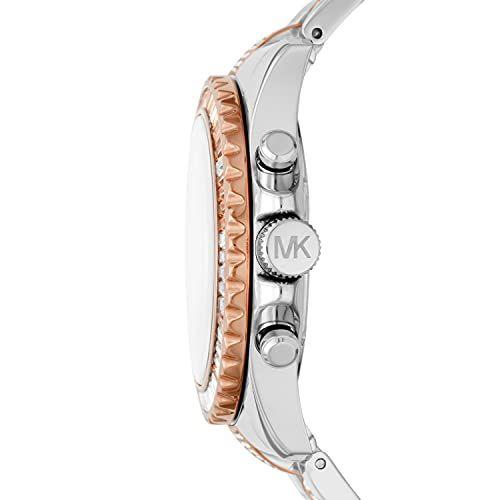 Imagem de Relógio de quartzo Everest feminino Michael Kors com S inoxidável