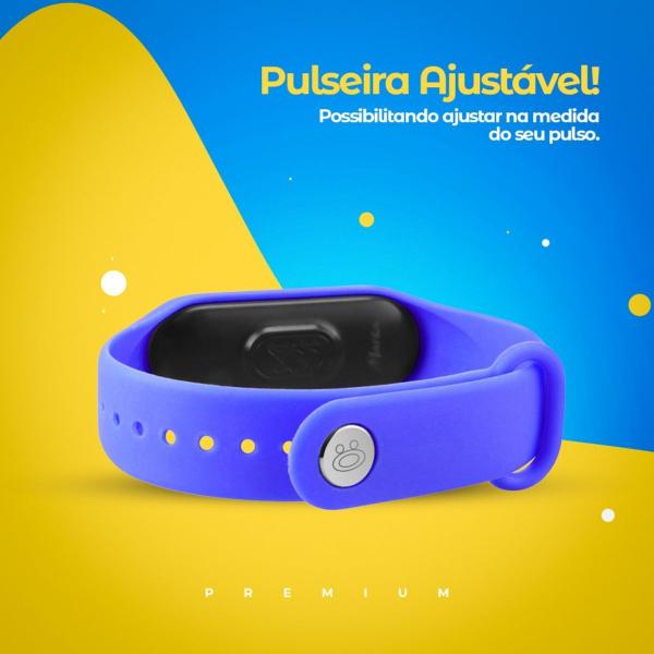 Imagem de Relogio digital ajustavel bracelete prova dagua infantil original adolescente azul esportivo menino