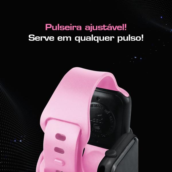 Imagem de Relogio digital barbie prova dagua rosa infantil silicone menina social pulseira ajustavel criança