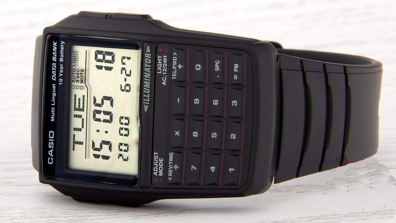 Imagem de Relógio digital Casio Collection DBC-32-1AES para homem com calculadora