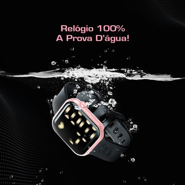 relógio digital feminino preto Rosa a prova d'agua esportivo casual presente namorada esposa original - Orizom Imagem de relógio digital feminino preto Rosa a prova d'agua esportivo casual presente namorada esposa original