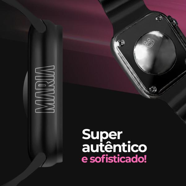 Imagem de Relógio Digital Feminino Pulseira Silicone Preto Acompanha Óculos Sol Preto Proteção UV 