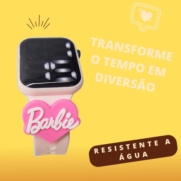 Imagem de Relógio digital Infantil Barbie Resistente à Água