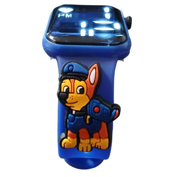 Imagem de Relógio Digital Infantil Chase Patrulha Canina - Azul