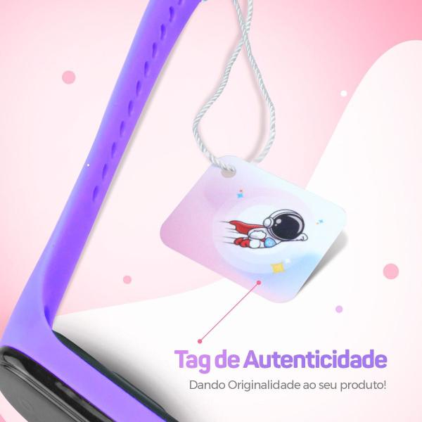 Imagem de Relógio Digital Infantil LED  Bracelete Roxo Pulseira Ajustável 