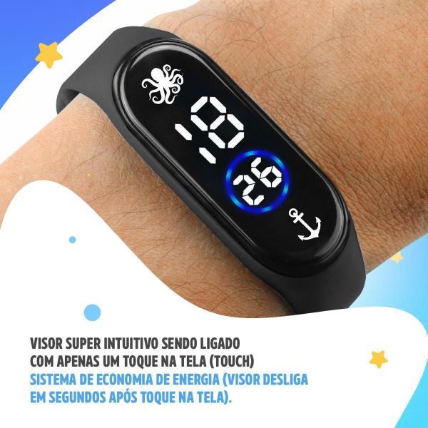 Imagem de Relógio Digital Infantil Menino Prova Dágua Pulseira