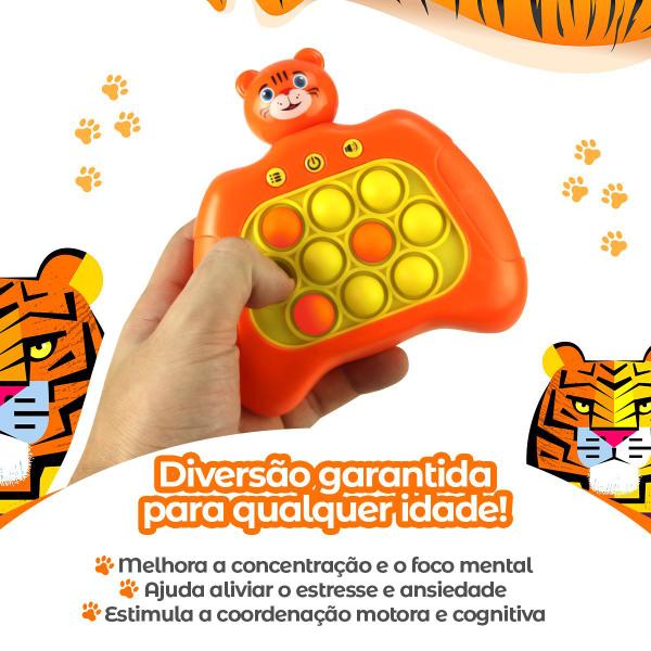 Imagem de Relogio digital infantil + popit eletronico + oculos sol ajustavel laranja proteção uv presente