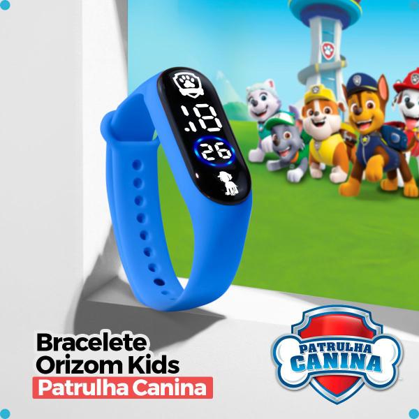 Imagem de Relogio digital infantil + popit eletronico original presente menino proteção uv prova dagua azul