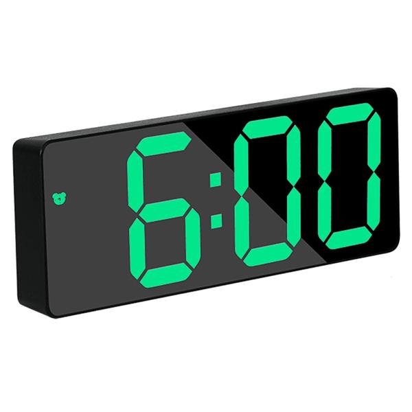 Imagem de Relógio Digital LED Alarme Eletrônico, Data e Termômetro Números super brilhantes   ZB4004