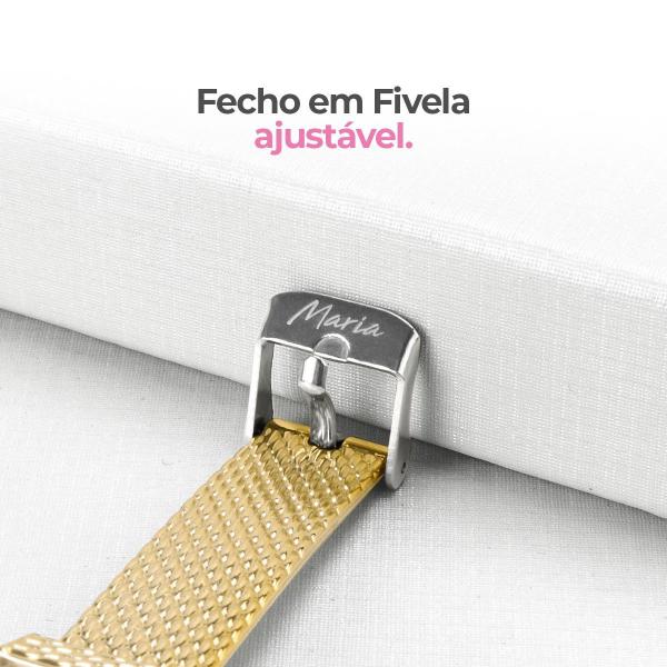 Imagem de relogio digital led colar pulseira brinco caixa pulseira ajustável casual banhado social