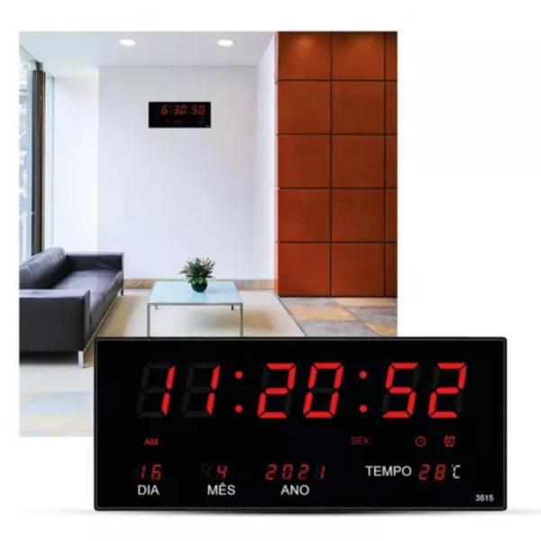 Imagem de Relógio Digital Led Sala Multifunção Empresa