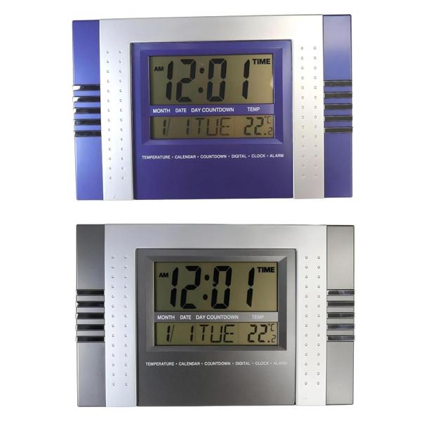 Imagem de Relógio Digital Mesa E Parede Com Sensor de Temperatura E Calendário Lelong LE-8117