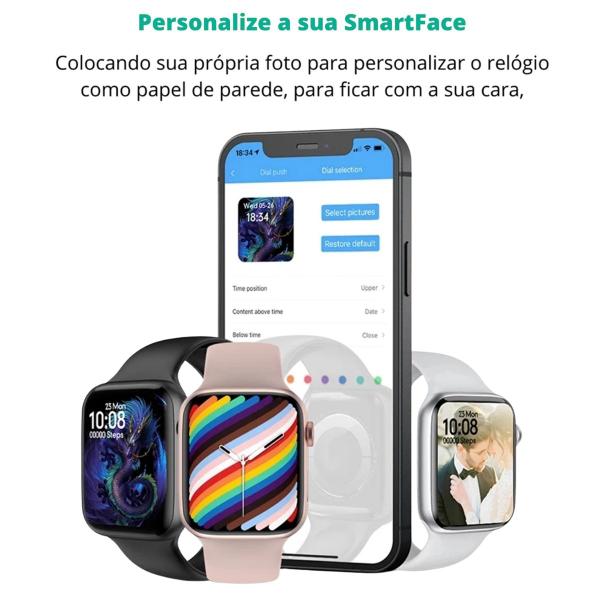 Imagem de Relógio Digital Smartwatch Masculino e Feminino + Fone de Ouvido Sem fio