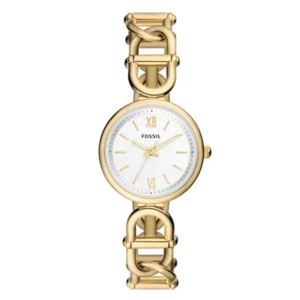 Imagem de Relogio dourado elos feminino - fossil dourado