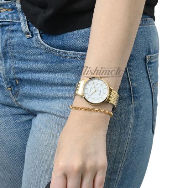 Imagem de Relogio Dourado Feminino Orient de Pulso Resistente + colar