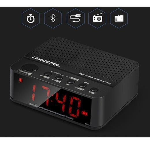 Imagem de Relógio E Radio Bluetooth Digital Led Fm Alarme Lelong Le674