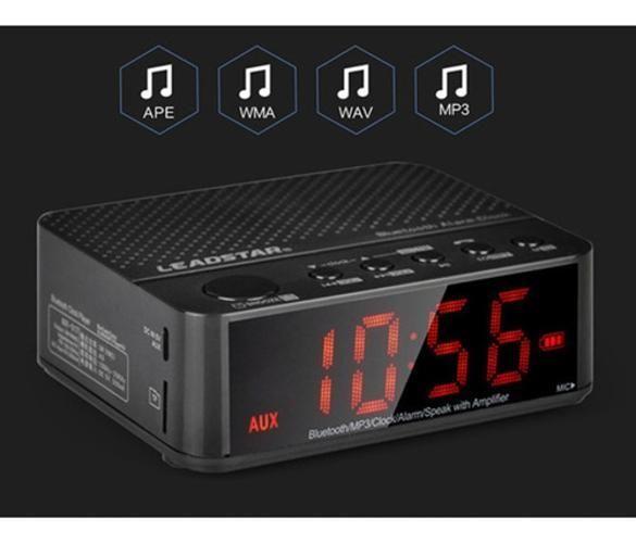 Imagem de Relógio E Radio Bluetooth Digital Led Fm Alarme Lelong Le674