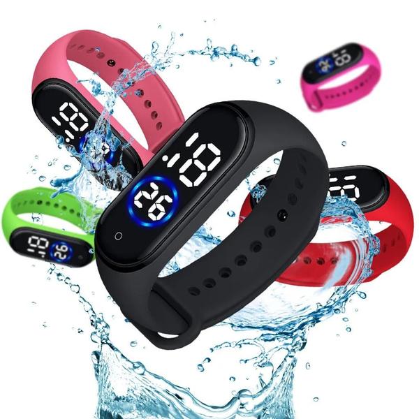 Imagem de Relógio Esportivo Digital LED Unissex - Pulseira de Silicone - Moda