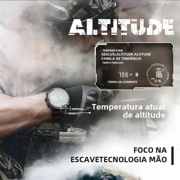 Imagem de Relógio Esportivo Masculino North Edge Apache-46 - Altímetro, Barômetro e Bússola