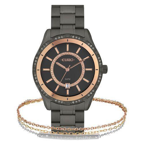 Relógio Euro Feminino Preto Eu21176Hac/K4F Preto Imagem de Relógio Euro Feminino Preto Eu21176Hac/K4F Preto